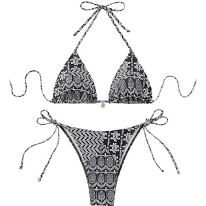 ชุดว่ายน้ำบิกินี2ชิ้นเอวสูงสปอร์ตบราสำหรับผู้หญิงทำจาก2025ชายหาดคุณภาพสูงผลิตจากปากีสถาน - Product Image 6