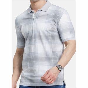 Polo de gran tamaño para hombre, impresión personalizada por sublimación, manga corta, secado rápido, algodón, fabricante OEM disponible - Product Image 4