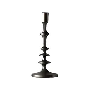 Luxury <b>Black</b> Metal <b>Candlestick</b> Holder Crafted Christmas Party Home Living Room & Wedding Decoration for Candle Stand - Product Image 5