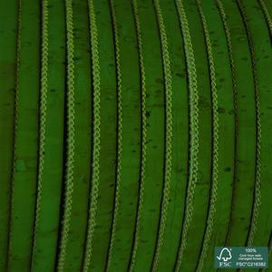 Cordon en liège rond vert citron de qualité supérieure - Product Image 2