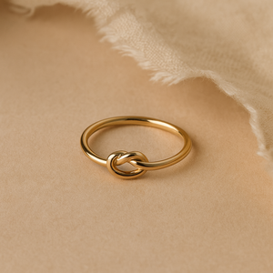 แหวนทอง 14k ประดับเพชรซิคอนทรงรี ดีไซน์มินิโนต์ สำหรับใส่ทุกวัน - Product Image 3