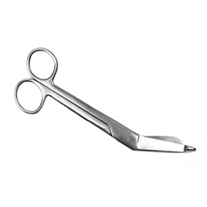 Ciseaux à pansement de haute qualité en acier inoxydable antirouille 18 cm grands ciseaux à iris médicaux chirurgicaux Instrument chirurgical - Product Image 6