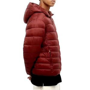 Vêtements d'extérieur Veste à bulles pour hommes Veste d'hiver à la mode Veste à manches longues de couleur unie Prix raisonnable - Product Image 5