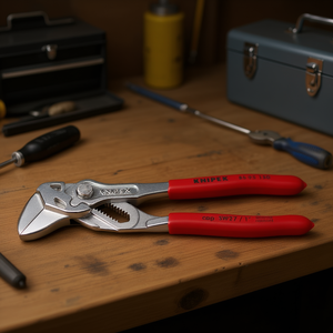 ประแจเคลือบโครเมียมแบบเครื่องมือเดียวของ Knipex พร้อมด้ามจับเคลือบพลาสติกสำหรับงาน DIY และงานมืออาชีพ - Product Image 3