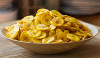 Croustilles de plantain frites (Chifles)| Recette de chips de plantain croustillantes | FRITEUSE À AIR CHIPS DE PLANTAIN KERALA CHIPS DE BANANE