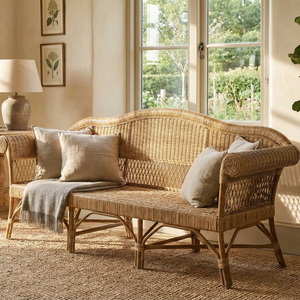 Banco de Ratán - Diseño Minimalista, Muebles de Exterior Duraderos y Cómodos, Ecológicos para Hoteles y Áreas de Comedor - Product Image 1