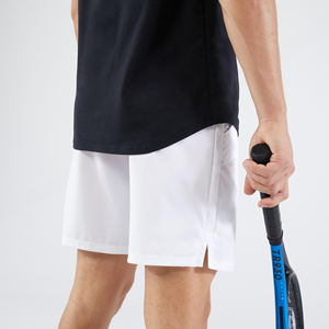 กางเกงขาสั้นวิ่งเทนนิสของผู้ชายชุดกีฬาแบบผูกเชือกแห้งเร็วสีพื้นสำหรับใส่ไปยิมกิจกรรมเล่นกีฬาตามสั่ง - Product Image 5