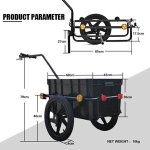 Venta de fábrica Bicicleta eléctrica Remolque de playa de dos ruedas con bolsa impermeable para aventuras en la playa - Product Image 2