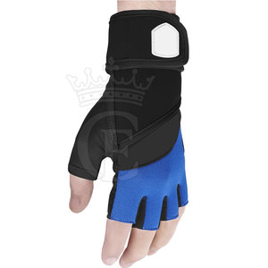 Concevez vos propres gants de gymnastique demi-doigts Gants de fitness en cuir personnalisés pour le sport et la salle de sport - Product Image 4