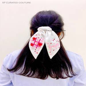 À la mode indien brodé à la main multicolore perlé cheveux chouchous saint valentin carnaval saison spéciale chouchous - Product Image 1