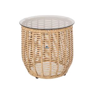 Table basse moderne et écologique en rotin naturel, banc réglable, meubles de salon, idée cadeau - Product Image 1