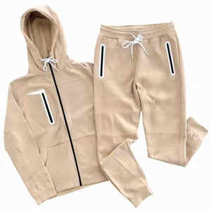 Survêtement personnalisé à manches longues avec fermeture éclair Matériau de haute qualité Ensemble de conception personnalisée Jogging Survêtements pour hommes - Product Image 4