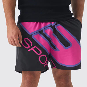 Venta al por mayor de alta calidad de algodón/poliéster pantalones cortos para los hombres de formación Pantalones cortos para correr Fitness Pantalones cortos transpirables - Product Image 1