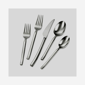 Juego de cubiertos de acero inoxidable con mango de nuevo diseño, set de Cubiertos de plata con acabado plateado para regalo de negocios y boda, venta al por mayor - Product Image 6