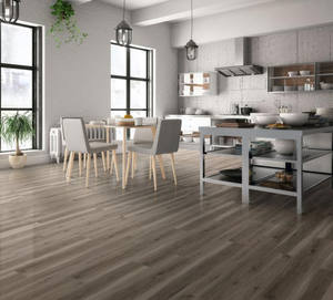 Precio al por mayor diseño moderno 0,2mm resistente al desgaste ignífugo PVC SPC suelo vinilo cocina 4mm tablón impermeable clic Vietnam - Product Image 4