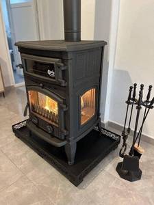 Estufa de Pellets de Madera de Aluminio Independiente de Grado Industrial, 90% de Eficiencia, Área de Calefacción de 60m2, Ecológica, para Uso en Villas, 5 Años de Garantía - Product Image 4
