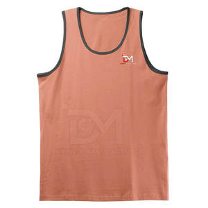 เสื้อกล้ามผู้ชายแขนกุดสีทึบสไตล์ใหม่ - Product Image 5