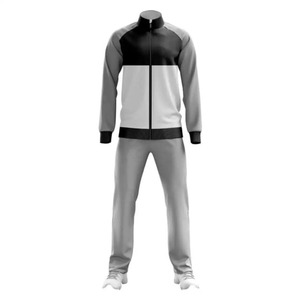 Survêtement de sport uni pour homme grande taille avec logo personnalisé, 100% coton, léger et respirant - Product Image 1