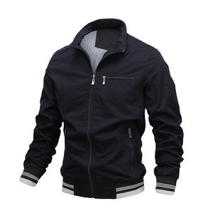 Chaqueta Cortavientos de Invierno para Hombre, Cuello Alto, Casual, Transpirable, Ecológica, de Secado Rápido y Ligera, Tendencia 2025 - Product Image 4