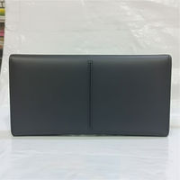 Dompet Kulit Asli Top Grain untuk Pria, Anti-RFID, Lipat Dua, Tempat Kartu Kredit, Desain Terbaru AS