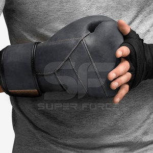 ถุงมือชกมวยหนังสำหรับฝึกซ้อมถุงมือชกมวยโลโก้ออกแบบได้ตามต้องการ - Product Image 5