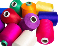 Fil à broder haute ténacité 30 fils, filé teint, DTY, filament métallique Lurex Lichi 100% polyester