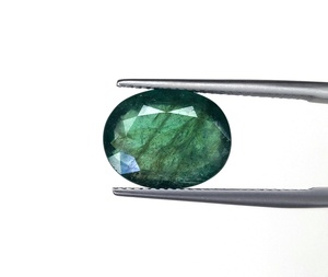 Mejor precio 100% Calidad fina natural 5,25 quilates Esmeralda de Zambia Corte ovalado Color verde medio Piedra DE NACIMIENTO DE MAYO para hacer colgante - Product Image 2