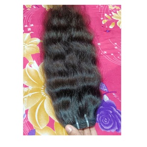 Máquina India cruda a granel de doble trama ondulada de visón recto sin procesar cabello virgen que teje paquetes de extensiones de cabello humano proveedor - Product Image 5