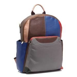 Mochila de piel auténtica unisex de calidad superior, cremallera vintage de capacidad media, venta al por mayor de fábrica para uso diario desde India - Product Image 3