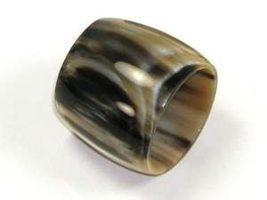 Rond de serviette en corne de boeuf le plus vendu en corne de boeuf et en agate porte-serviettes en corne de buffle pour décor de tables de mariage - Product Image 5