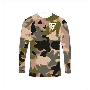Camiseta de manga larga con camuflaje forestal sublimado personalizado para hombre, para caza, pesca, atletismo, Trackstar OEM, marca privada TSI-G05-P0780 - Product Image 2