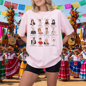Maglietta 'Leggende e Eroi Ispanici' per Insegnanti di Spagnolo, Comfort Colors per la Celebrazione della Tradizione Ispanica - Product Image 3