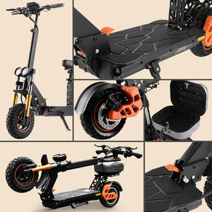 Nouvelle offre: Scooter électrique pliable pour adultes avec siège, moteur de 1000W, vitesse maximale de 55 km/h, batterie de 15Ah, autonomie de 60 km - Product Image 2