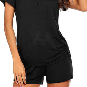 Conjuntos de pantalones cortos de diseño personalizado para mujer, conjuntos cortos de 2 piezas para mujer, ropa informal, conjuntos cortos de mujer más vendidos - Product Image 5