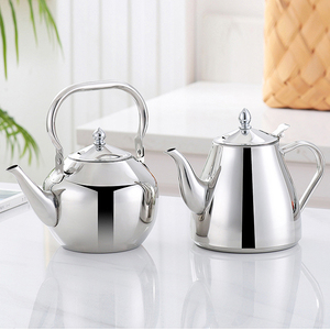 Bouilloire et <span class=keywords><strong>Théière</strong></span> Marocaines Portables Intelligentes en Acier Inoxydable pour Eau Bouillante, Vente en Gros OEM - Product Image 1