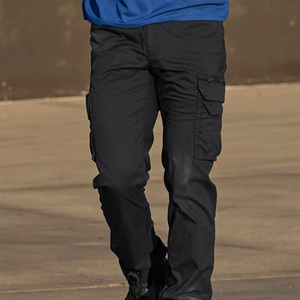 Pantalon de travail durable pour hommes avec impression personnalisée pantalon multi-poches conçu pour l'atelier de construction en plein air - Product Image 6