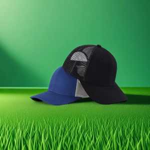 Chapeau de camionneur avec logo personnalisé en gros pour hommes 6 panneaux en maille sport broderie en mousse de haute qualité pour l'extérieur applicable - Product Image 1