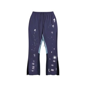 Pantalons de survêtement patchwork personnalisés Pantalons de jogging décontractés pour hommes Pantalons de survêtement évasés Fabricants - Product Image 5