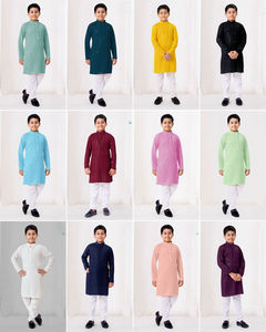 Heavy Rayon & Silk Boys Party Collection Chikankari Work pour les vêtements formels indiens et pakistanais - Product Image 2