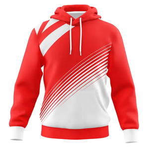 Sweat à capuche en polyester sweats à capuche par sublimation sweat à capuche zippé sublimé pour sublimation blanc sport hommes polaire tissu imprimé motif tricoté - Product Image 5