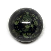Sphères de jaspe vert Kambaba 40-60mm, pierres de décoration artisanales de haute qualité pour la guérison à la maison |   Exportation d'agate Jilani