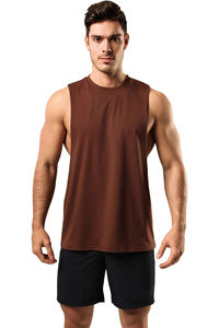 เสื้อกล้ามผู้ชายใส่สบายเสื้อแขนกุดฟิตเนสเพาะกายออกกำลังกายยิม - Product Image 6