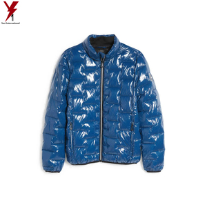 Offre Spéciale Unique Premium hommes hiver doudoune haut tendance bleu conception longue longueur vers le bas matériel en gros - Product Image 5