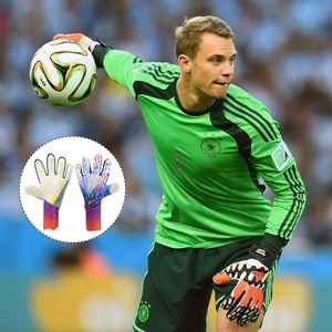 Gants de gardien de but de football respirants Camidy pour jeunes et adultes résistants à l'abrasion avec matériau en cuir confortable en latex antidérapant - Product Image 5