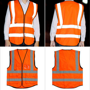 Gilets de sécurité réfléchissants haute visibilité personnalisables pour le secteur public, gilets de chantier avec bande réfléchissante - Product Image 6
