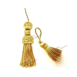 Borlas Ceremoniales de Seda de 8cm, Borlas Grandes de Seda para Joyería, Borlas de Flecos 100% Rayón, Decoración de Seda - Product Image 6