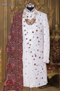 Concepteur Sherwani pour Hommes Boutique Pièce Sherwani Dernières Mens Sherwani Ensembles Indien Traditionnel De Mariage Usure - Product Image 5