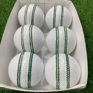 SUMROOS Sports <b>White</b> Color <b>Cricket</b> Hard Ball International Quality Great Selling Genuine Leather Hard Balls available All Colors - Product Image 1