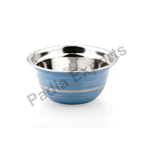 Ensemble de 3 pièces de haute qualité en acier inoxydable couleur bol à mélanger profond bols à mélanger colorés bol de service moderne - Product Image 1