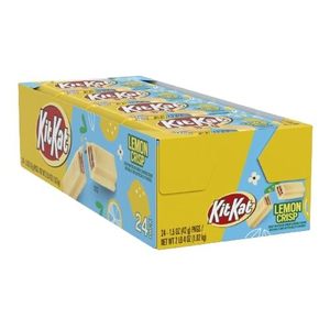 <b>Kit</b> Kat Lemon Crisp - Limited Edition - Easter - Crispy Wafers in Lemon Flavored Creme 1.5oz / 24ct, Full Size - Product Image 4